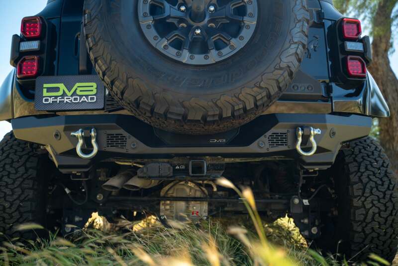 DV8 Offroad 2021+ Ford Bronco Competition Series Rear Bumper - #RBBR-05