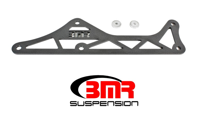 BMR 16-24 6th Gen Camaro Steel Driveshaft Tunnel Brace - Black Hammertone