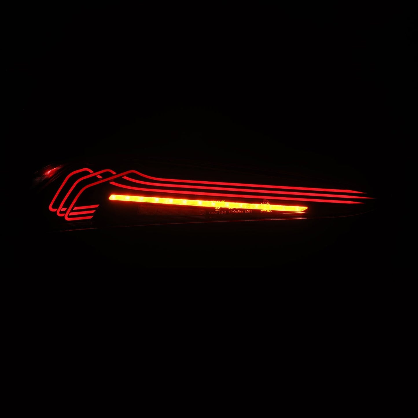 AlphaRex 609010 20-24 Toyota Supra LUXX-Series Laser Style LED Tail Lights Black