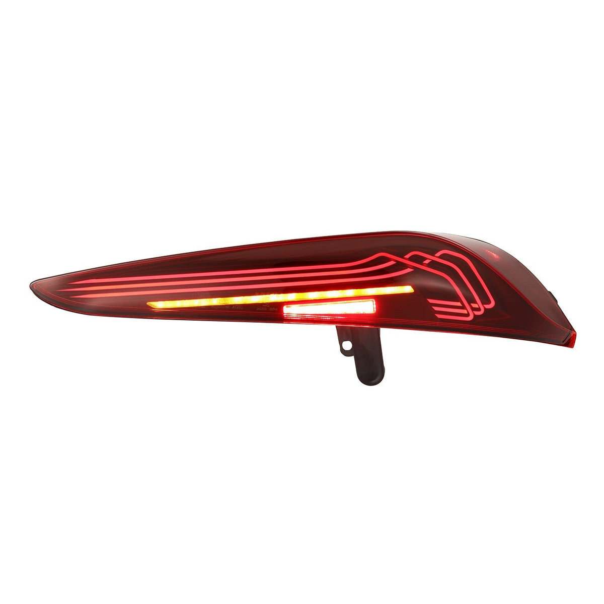 AlphaRex 609030 20-24 Toyota Supra LUXX-Series Laser Style LED Tail Lights Black-Red