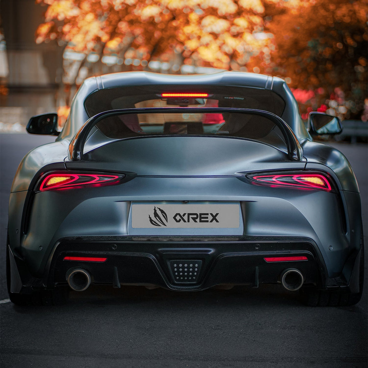 AlphaRex 609011 20-24 Toyota Supra LUXX-Series FT-1 Style LED Tail Lights Black