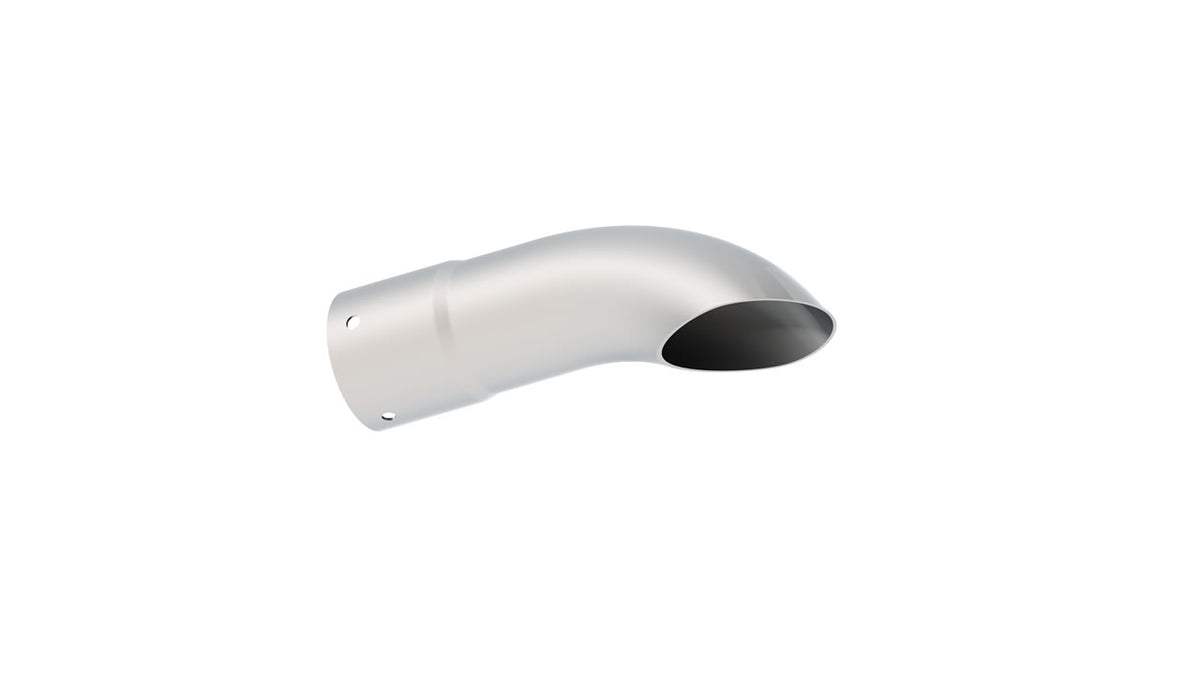 Borla 20109 Polished Exhaust Tip Single Round Turndown / Turnout (2.25 in Inlet, 2.25 in Outlet)