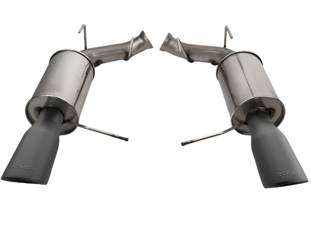 Roush Axle Back Exhaust for 11-14 Mustang GT Black Tips 421127-BLK