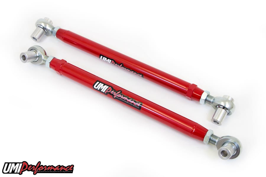 UMI Performance 2017OF-R Adjustable Lower Control Arms Offset Bushings Red
