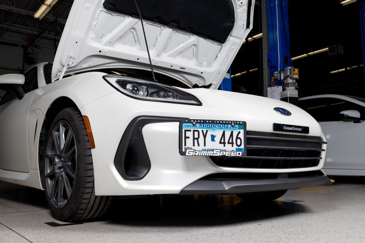 GrimmSpeed GRM094029 for 10+ Subaru Legacy/Outback / 13+ Subaru BRZ/13+ Scion FR-S License Plate Relocation Kit