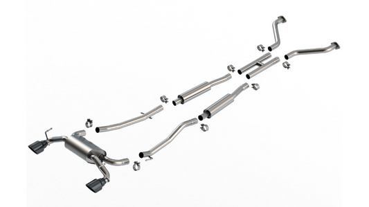 Borla 140958BC 03-08 Nisan 350Z S Type Catback System - Black Chrome Tip - #140958BC