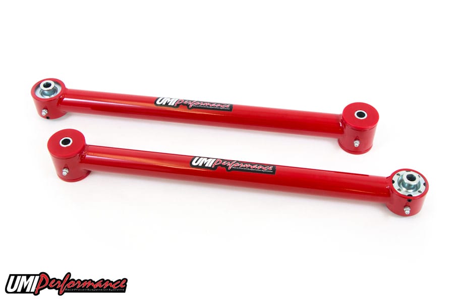 UMI Performance 2033-R Lower Control Arms Polyurethane/Roto-Joint Red