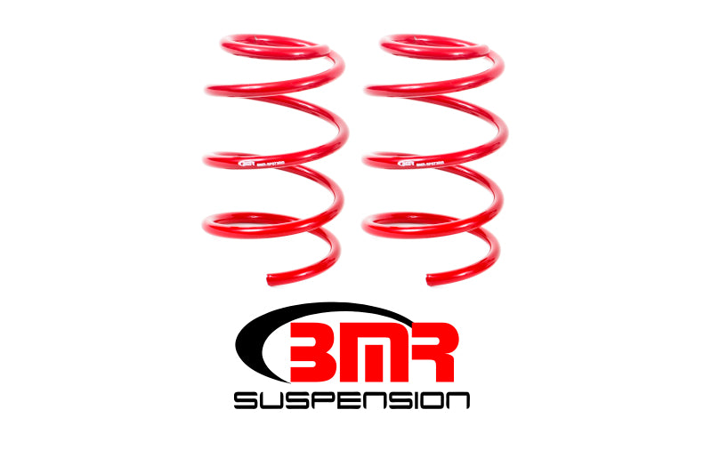 BMR 2007-2014 Shelby GT500 Front Handling Version Lowering Springs - Red