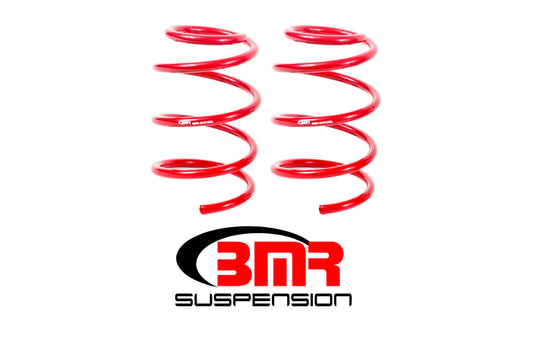 BMR 2007-2014 Shelby GT500 Front Handling Version Lowering Springs - Red