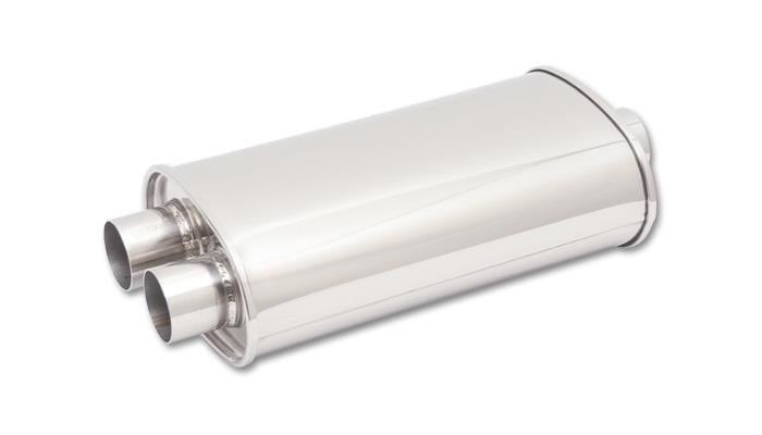 Vibrant StreetPower Oval Muff 5in x 9in x 15in long body 3in in I.D. x dual