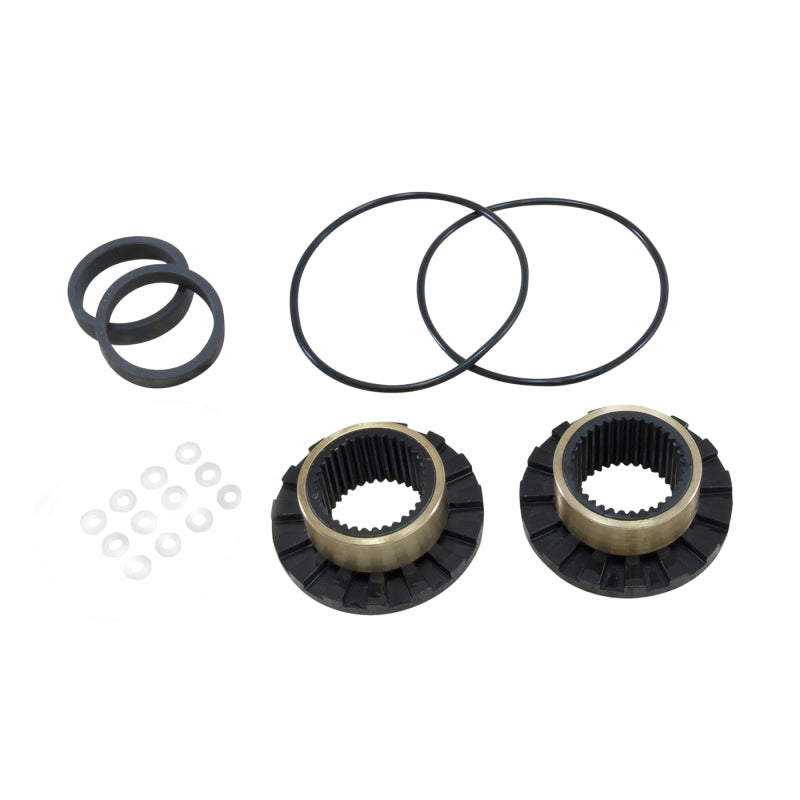 Yukon Gear & Axle YHC73004 For 99-04 Ford Super Duty 35 Spline Driver Assembly Hardcore Locking Hubs