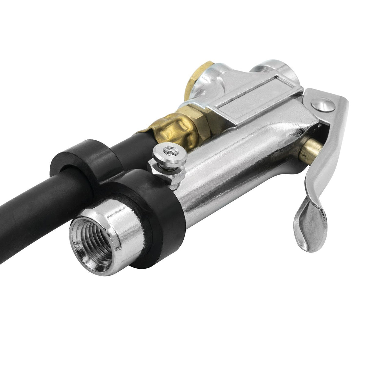 AutoMeter 2170 Tire Inflator with Pressure Gauge Hose & Bullet Foot Air Chuck