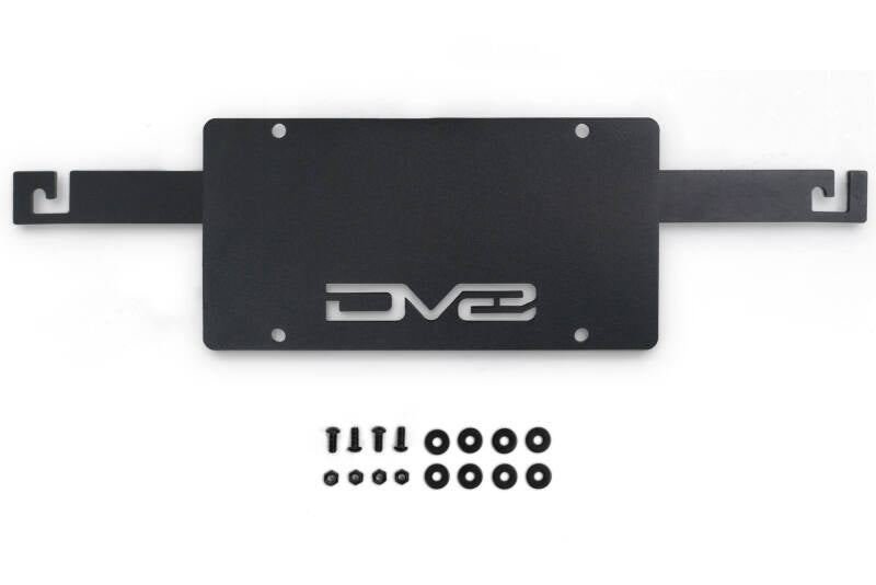 DV8 Offroad 21-23 Ford Bronco Capable Bumper Front License Plate Mount - #LPBR-04