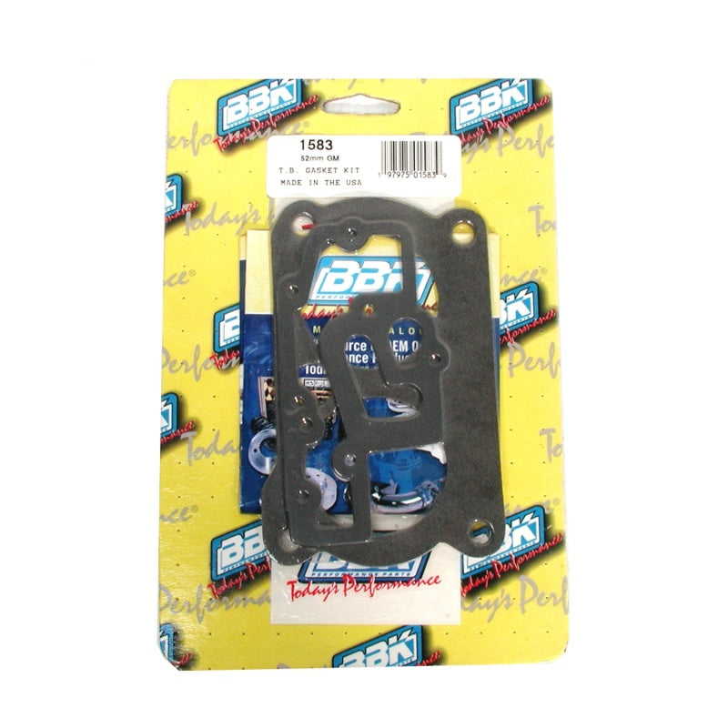 BBK Performance 1583 Throttle Body Gasket Kit for 1985-1992 Chevrolet Camaro / Corvette, Pontiac Firebird (5.0L / 5.7L TPI)