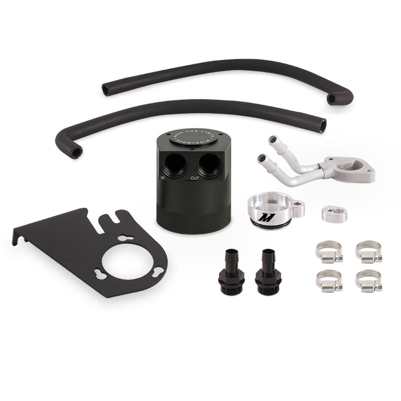 Mishimoto 11-16 Ford 6.7L Powerstroke Baffled Oil Catch Can Kit - #MMBCC-F2D-11BE