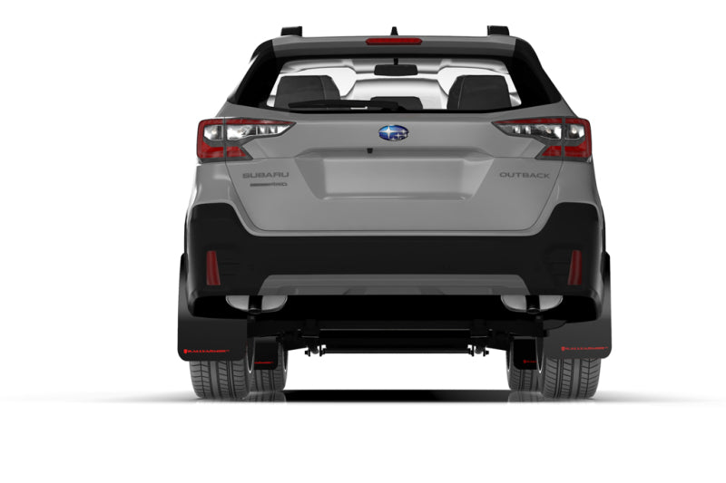Rally Armor UR Mud Flaps - 2020-2025 Subaru Outback - Black/Grey Logo - #MF66-UR-BLK/GRY