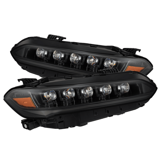 AlphaRex 880349 22-25 Honda Civic NOVA LED Headlights - Alpha Black