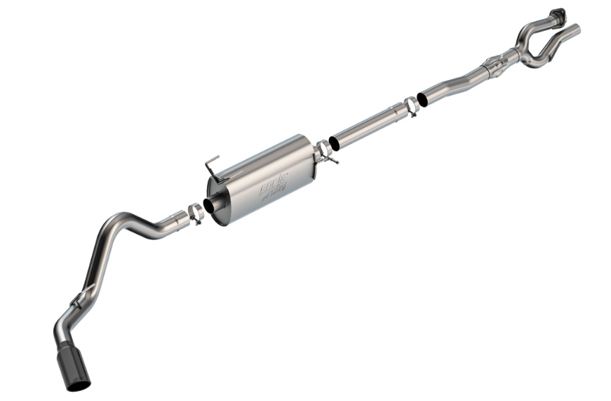 Borla 141015BC 20-25 Ford F250/F350 Super Duty 7.3L V8 4dr 2.75in-3in ATAK Cat-Back Exhaust - Blk Chrome - #141015BC