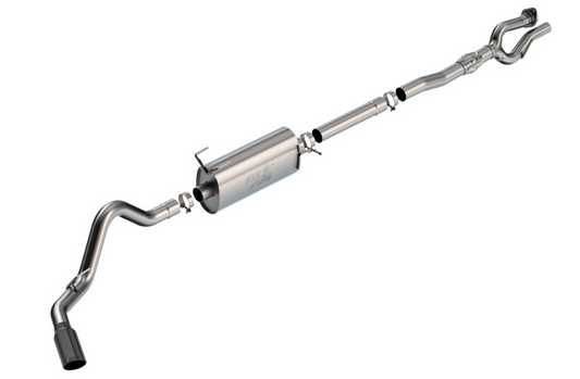 Borla 141015BC 20-25 Ford F250/F350 Super Duty 7.3L V8 4dr 2.75in-3in ATAK Cat-Back Exhaust - Blk Chrome - #141015BC