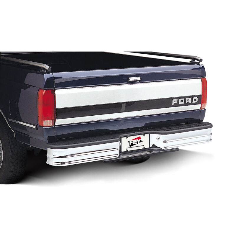 Westin 21007 Fey Surestep Universal Bumper for 1967-1997 Chevrolet/Dodge/Ford/GMC Chrome