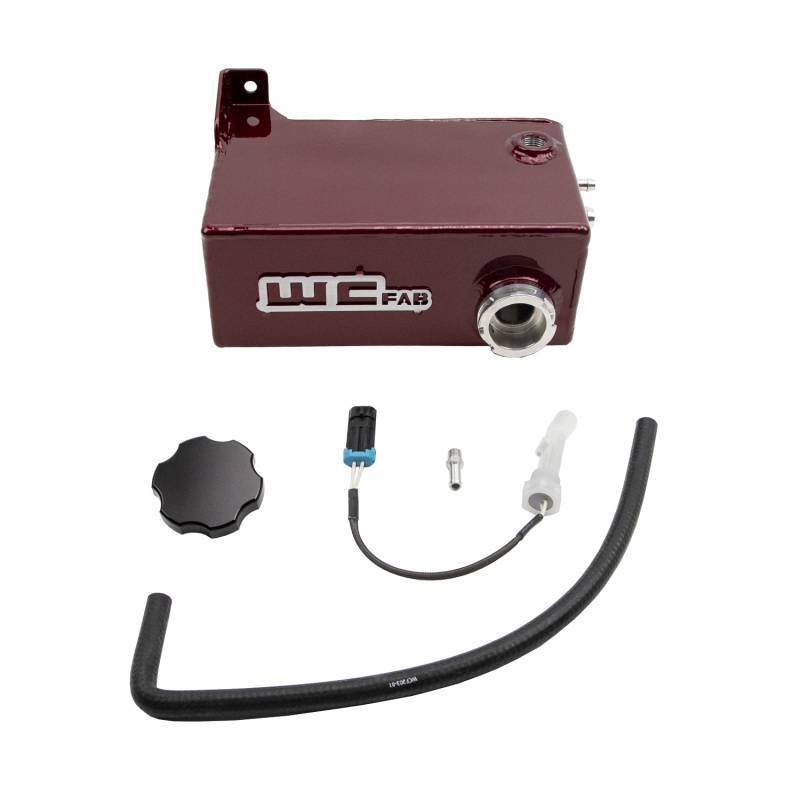 Wehrli Custom Fabrication WCF100647-GW Coolant Tank Kit Gloss White for 2011-2016 Chevrolet Silverado / GMC Sierra 2500 HD / 3500 HD 6.6L LML Duramax