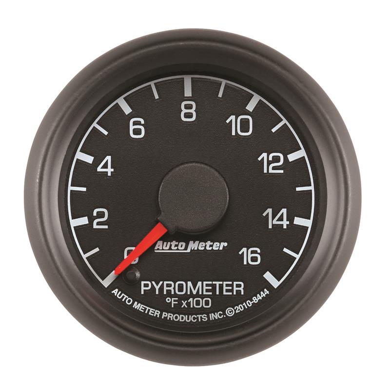 AutoMeter 8444 Factory Match 52mm Full Sweep Electric 0-1600 Degrees F EGT Pyrometer Gauge for Ford