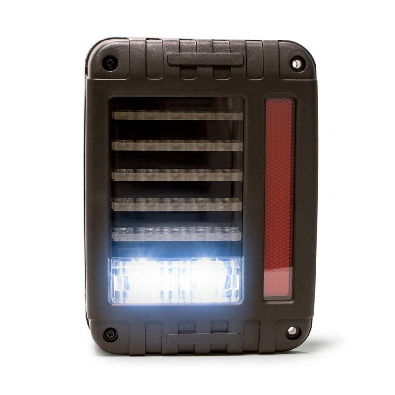 DV8 Offroad 07-18 Jeep Wrangler JK Horizontal LED Tail Light - #TLJK-01