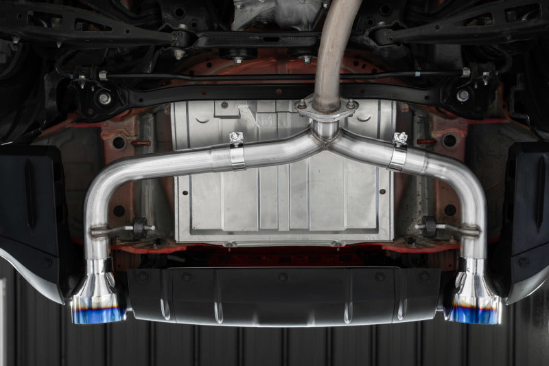 MBRP S48053BE 2022 Subaru BRZ 2.4L/Toyota GR86 2.4L 2.5in Dual Split Rear Exit w/5in OD Burnt End Tips - T304 - #S48053BE