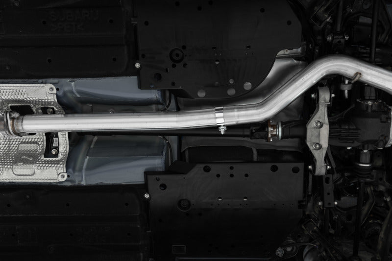 MBRP Subaru WRX 2.4L 3in Cat Back 5in OD w/ Single Burnt Tip - T304