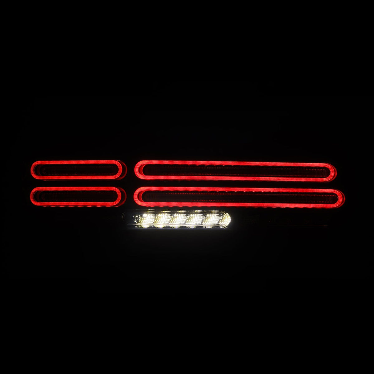 AlphaRex 691022 23-25 Nissan Z Nova-Series Quad-Loop Style Prismatic LED Tail Lights - Alpha Black