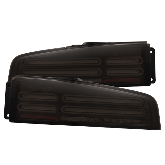 AlphaRex 691022 2023-2025 Nissan Z Nova-Series Quad-Loop Style Prismatic LED Tail Lights - Alpha Black
