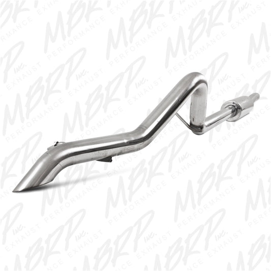MBRP Jeep Wrangler 3.8L V6 4 dr Off-Road Tail Pipe Muffler before Axle