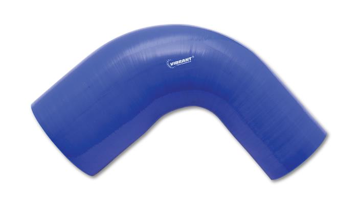Vibrant 4 Ply Reinforced Silicone 90 degree Transition Elbow 2in ID x 2.5in