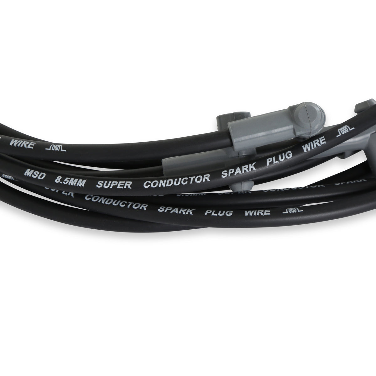 MSD 31543 8.5mm Super Conductor Wire set for SBC Sprintcar, Close Fit, in Black