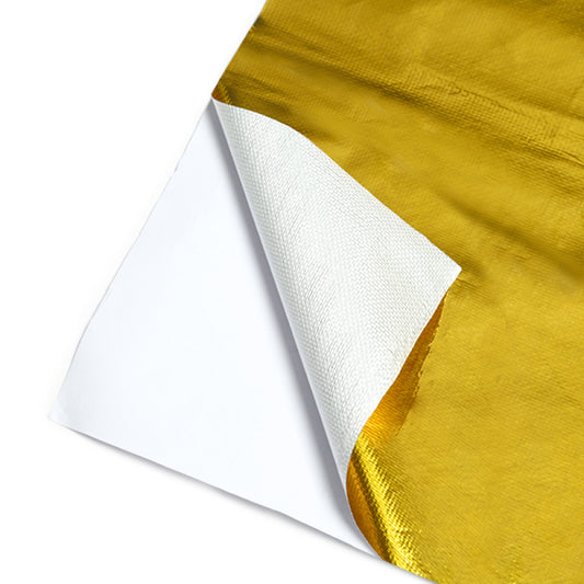 Mishimoto Gold Reflective Barrier w/ Adhesive Backing 24 inches x 24 inches - #MMHP-GRB-2424