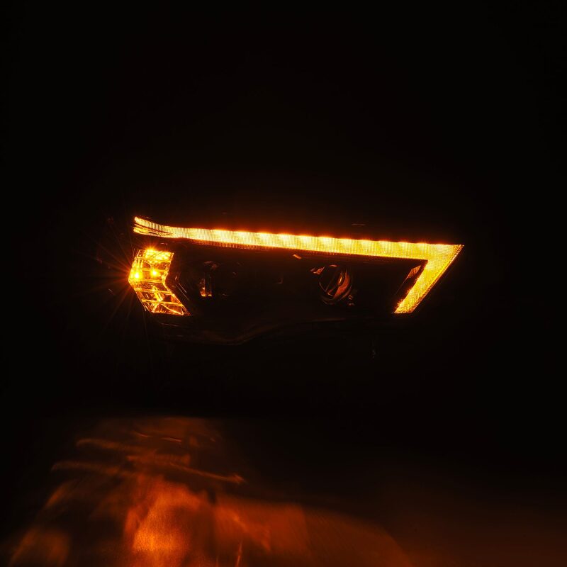 AlphaRex 880849 14-20 Toyota 4Runner LUXX LED Projector Headlights Black w/Activation Light/Sequential Signal/DRL