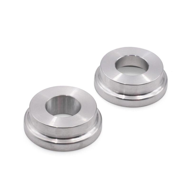 BLOX 2-Piece Billet Aluminum Solid Shifter Bushing B-Series Transmissions - Silver BXAC-00322-SI