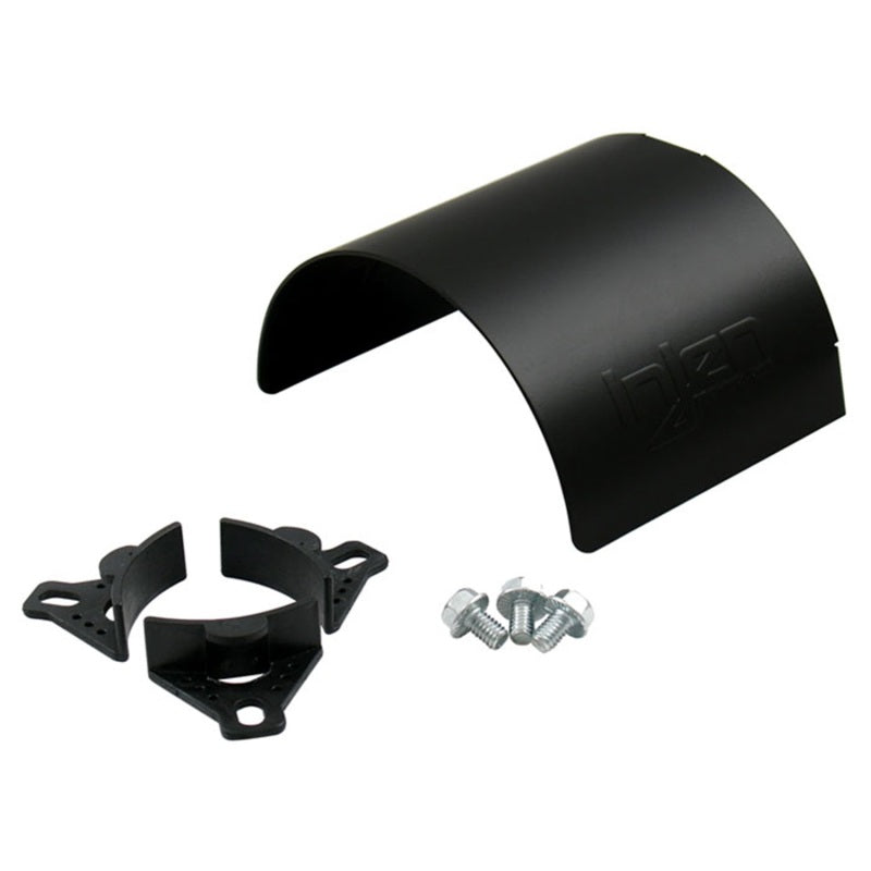 Injen Aluminum Air Filter Heat Shield Universal Fits 3.50 Black - #HS3500BLK