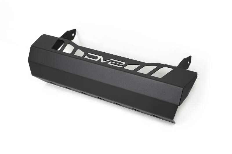 DV8 Offroad 18-23 Jeep Wrangler JL/JT Front Bumper Sway-Bar Disconnect Motor Skid Plate - #SPJL-02