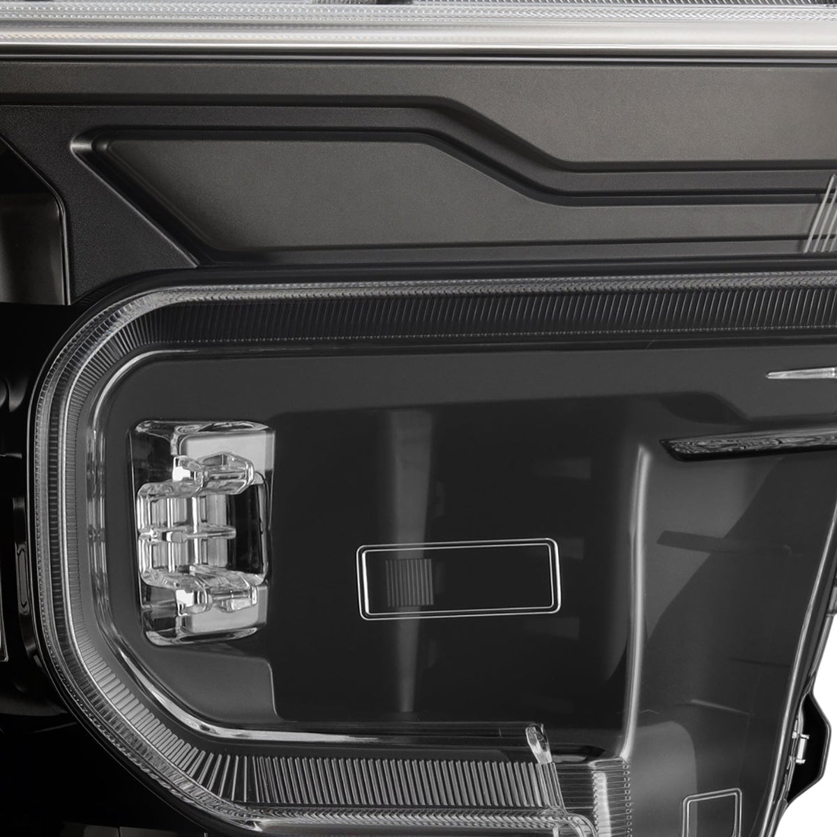 AlphaRex 880902 24-26 Ford Ranger LUXX LED Projector Headlights Alpha Black w/Activation Light/Sequential Signal/Switchback
