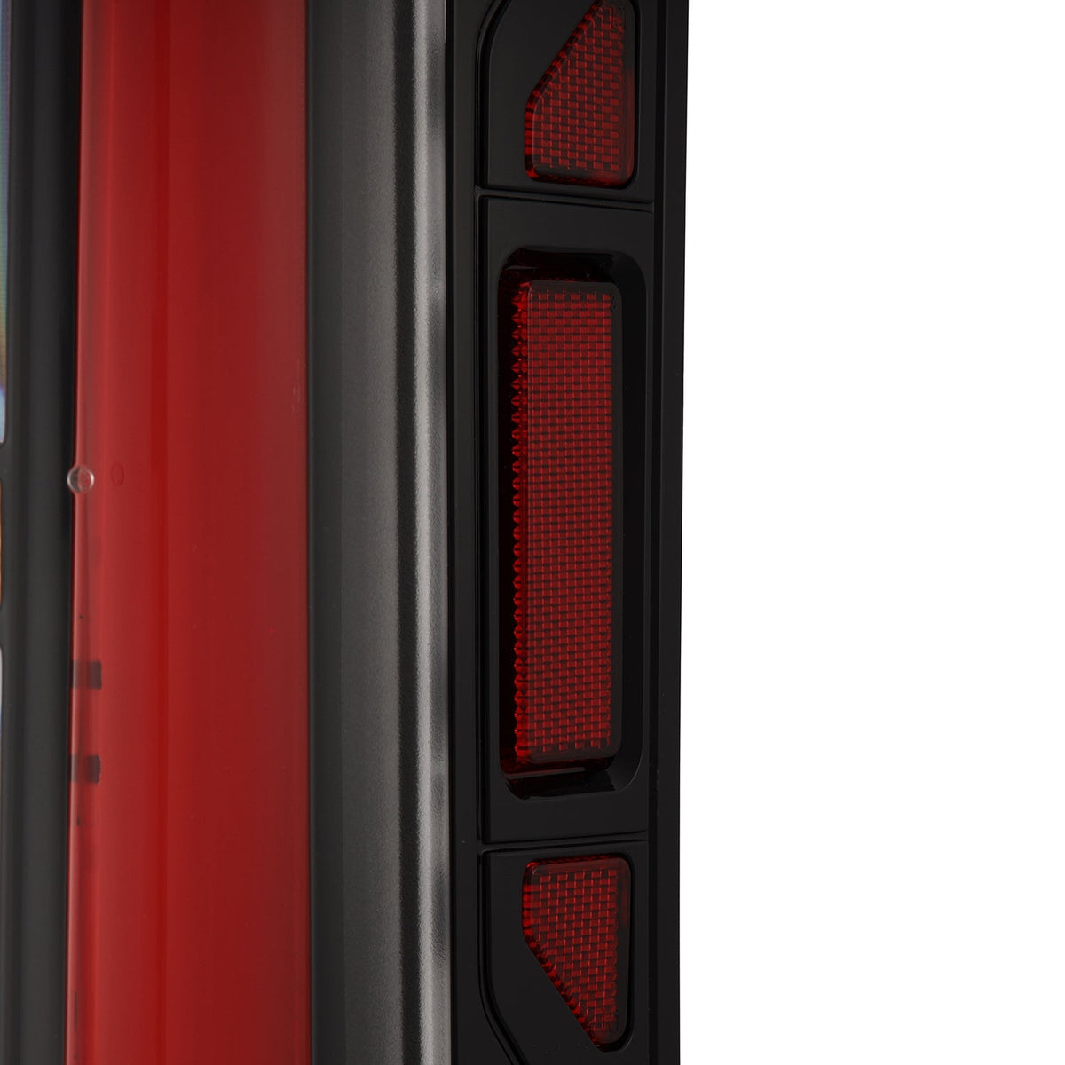 AlphaRex 679010 24-25 Toyota Tacoma NOVA-Series LED Prismatic Tail Lights - Black Red