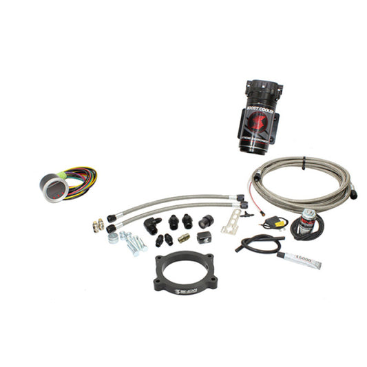 Snow Performance SNO-2161-BRD-T for 16-17 Camaro Stage 2 Bst Cooler Forced Induction Water Injection Kit (SS Brded Line/4AN) w/o Tank