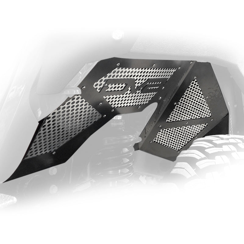 DV8 Offroad 2018+ Jeep Wrangler JL Front Inner Fenders - Black - #INFEND-03FB
