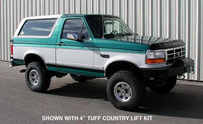 Tuff Country 24814KN 4in Performance Lift Kit SX8000 for 1981-1996 Ford Bronco 4WD