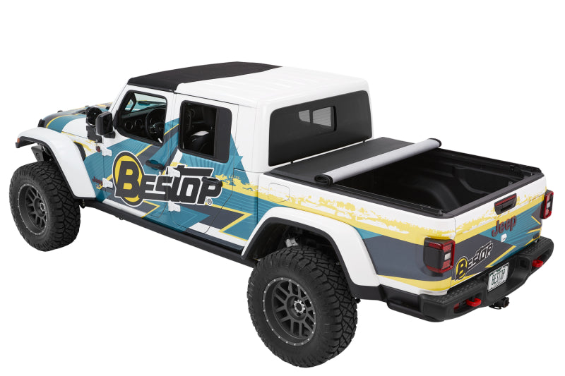 Bestop Roll Soft Tonneau - 20-26 for Jeep Gladiator For 5 Ft. Bed EZ-Roll