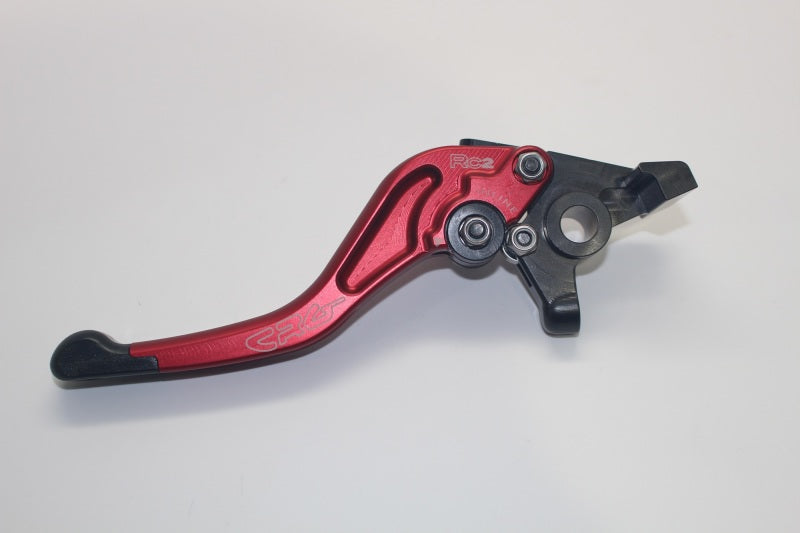 CRG Constructors 2AB-531-H-R RC2 Brake Lever Short Red for 2004-2021 Yamaha FZ-07/FZ-09/FZ1/FZ6