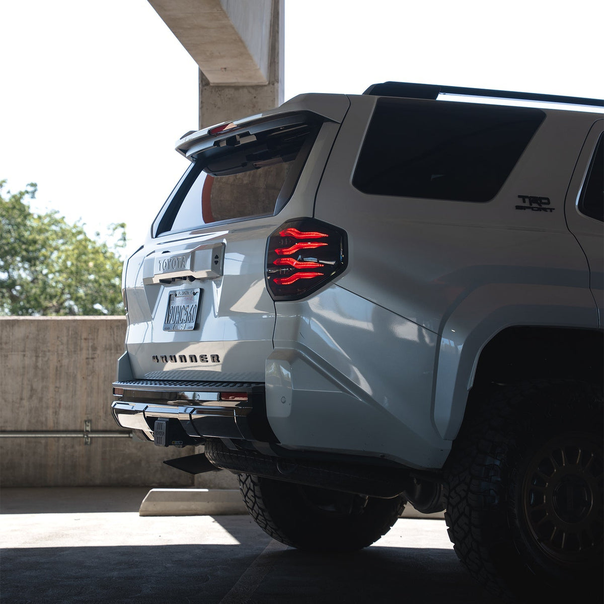 AlphaRex 678020 2025+ Toyota 4Runner Luxx Series LED Tail Lights - Black/Smoke