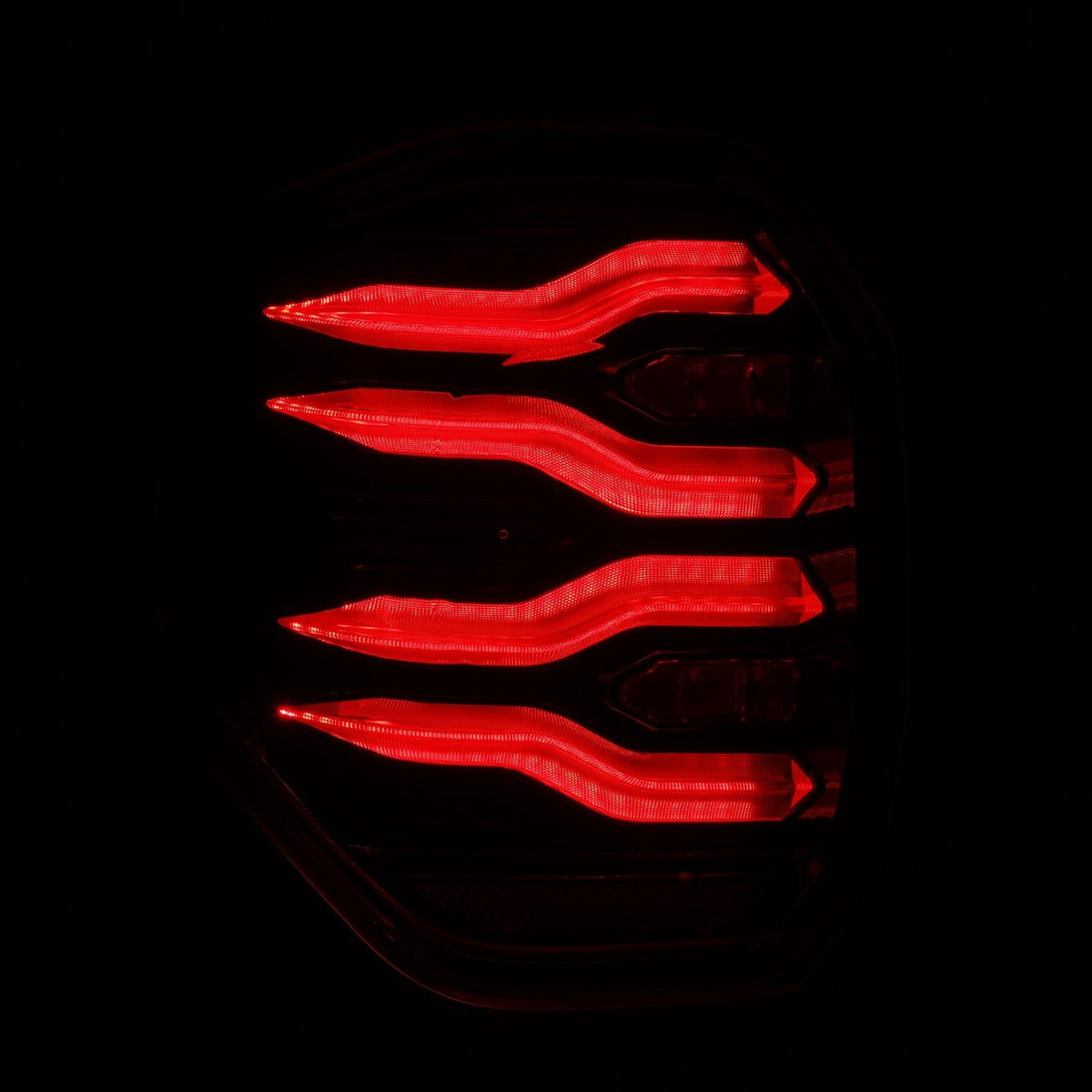 AlphaRex 678020 2025+ Toyota 4Runner Luxx Series LED Tail Lights - Black/Smoke