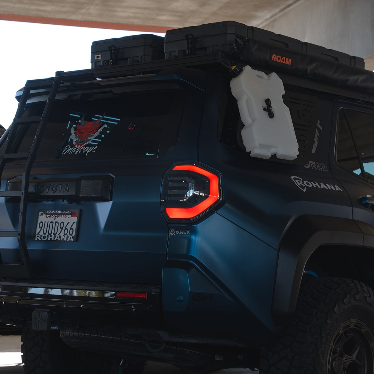 AlphaRex 678007 2025+ Toyota 4Runner Nova Series LED Tail Lights - Black/Smoke