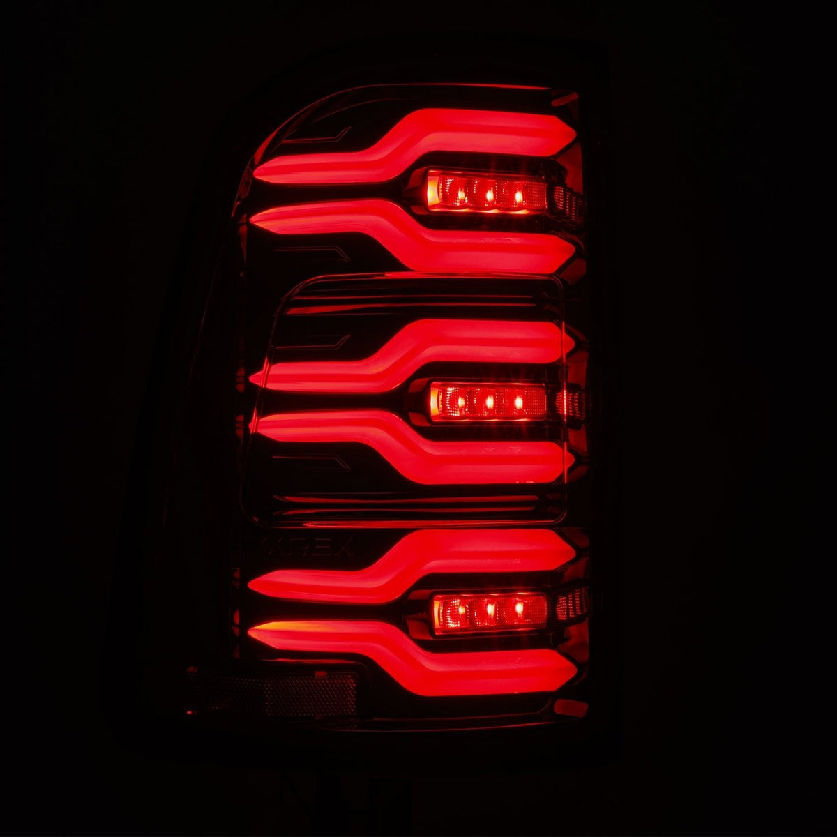 AlphaRex 640032 2025 Dodge Ram 1500 Luxx-Series LED Tail Lights - Alpha Black